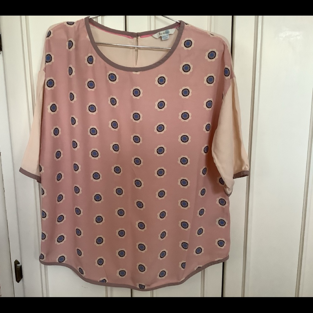Boden size 8 Pink Daisy Top